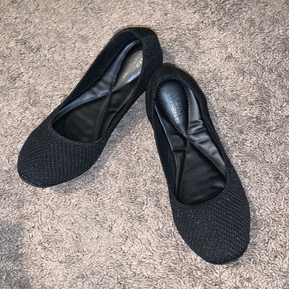 Alfani Step 'N Flex Tamii Knit Flats size 6.5 Black - Picture 4 of 7